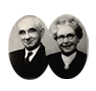 Mr. George William Ormerod und seine Ehefrau Mary, Gr&uuml;nder der Firma Lancashire Sock